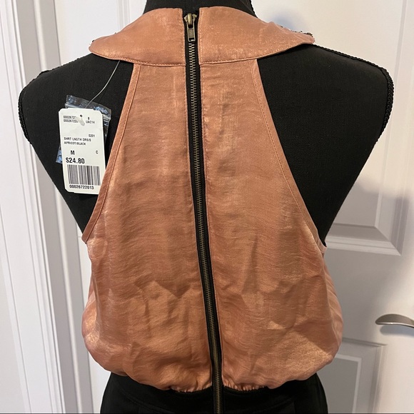 NWT Halter Bodycon Midi Dress w/ Beaded Collar - Picture 4 of 9